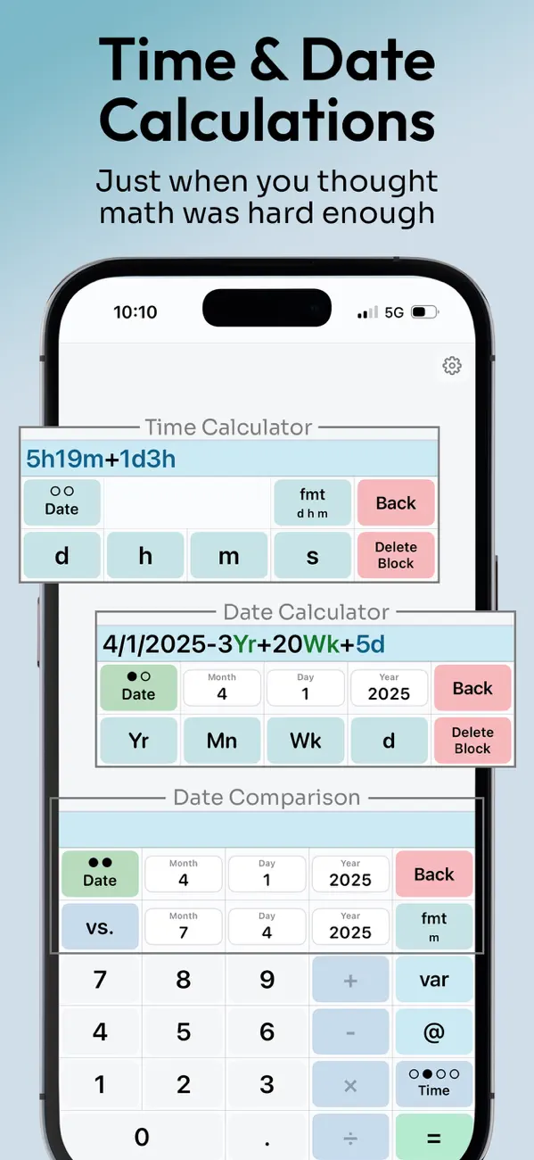 Screenshot #2 pour MyCalc: Flexible Calculator