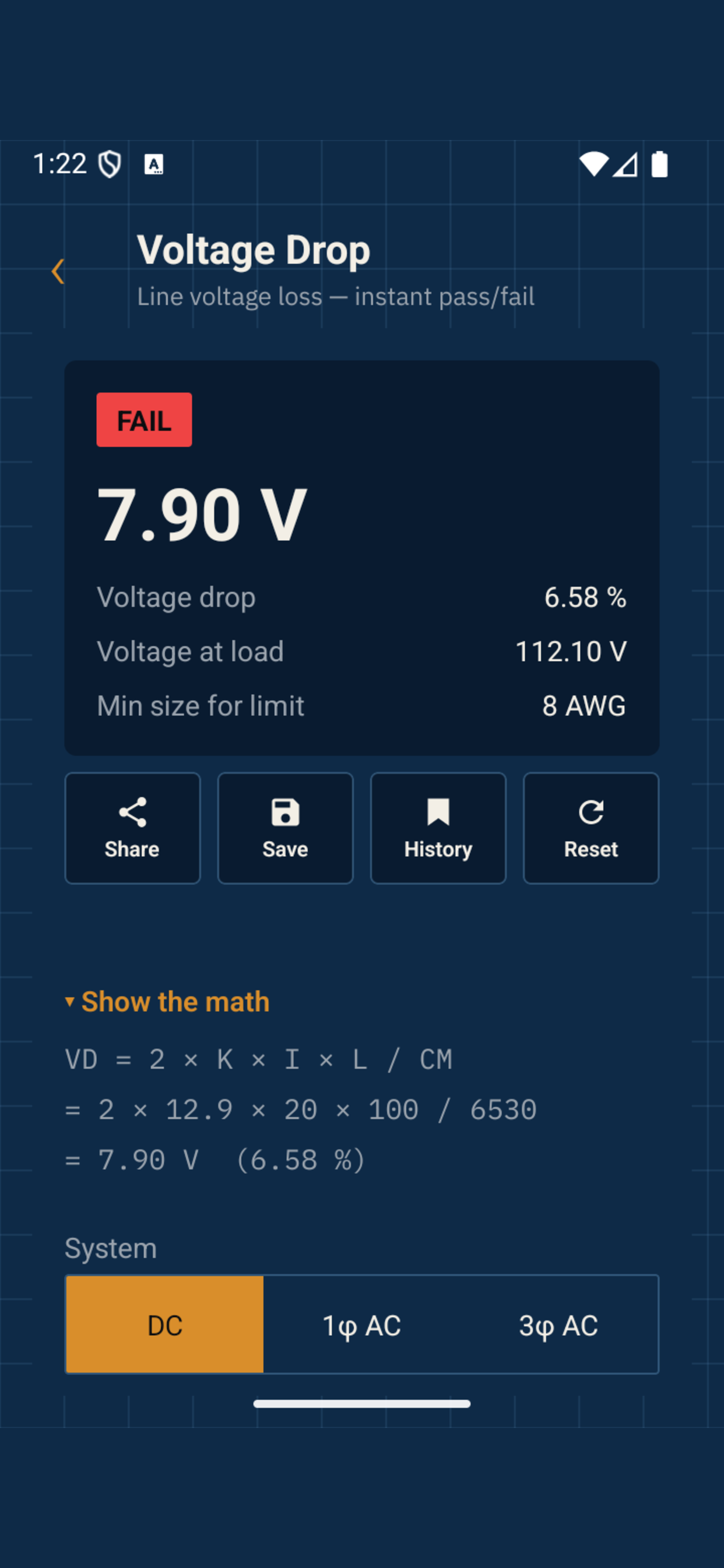 VoltKit: Voltage Drop & Wire screenshot 3