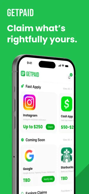 GetPaid: Find & Claim Money screenshot 1
