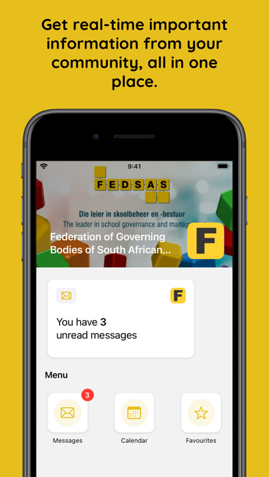 Screenshot 1 of FEDSAS App
