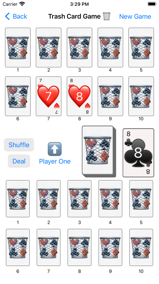 #2. Trashcan Card Game (iOS) 由: John Millhouse