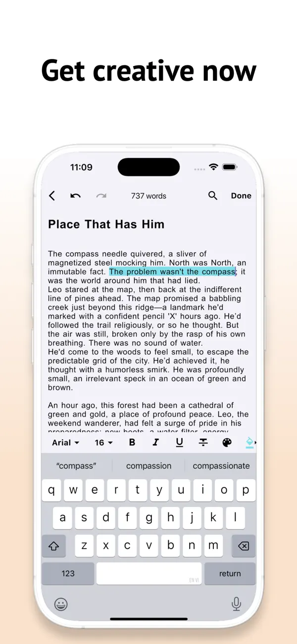 #2. Writing App for Scriveners (iOS) By: FREE AI UTILS COMPANY LIMITED