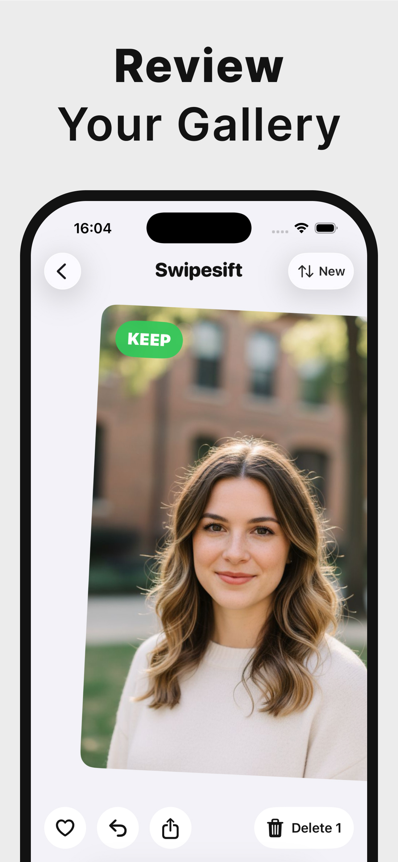 Swipe Delete Photos: Swipesift
