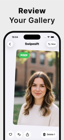 Swipe Delete Photos: Swipesift iPhone screenshot