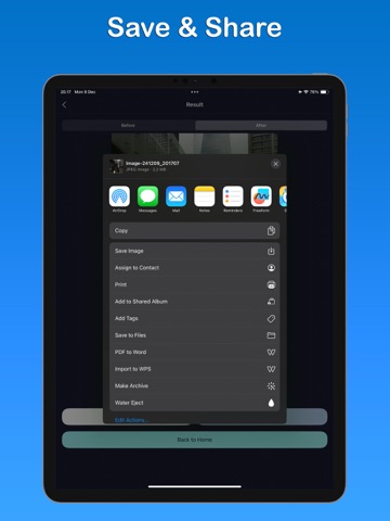 Photo Clearer AI iPad screenshot