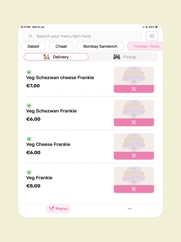 The Indian Pantry iPad screenshot
