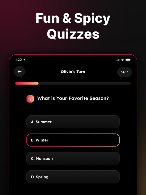Couple Questions Games: SpicyQ screenshot 7