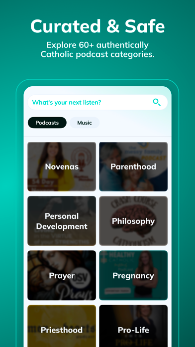 Screenshot 3 of Fio: Catholic Music & Podcasts App