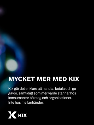 Kix - Betala och skicka pengar iPad screenshot
