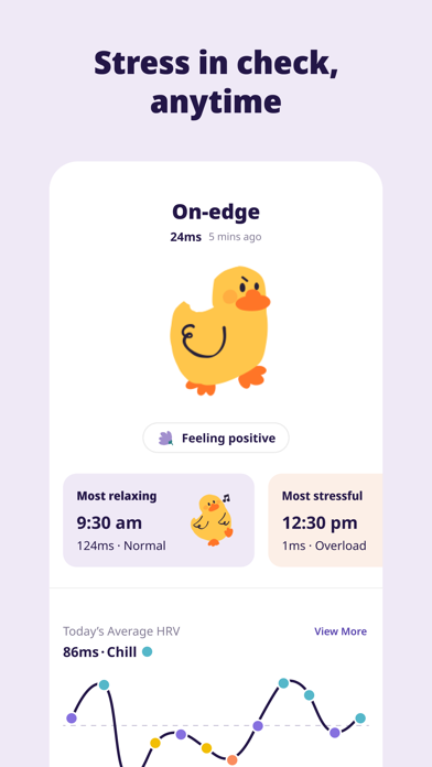Furry: stress monitor watch Screenshot