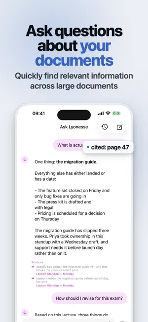 Lyonesse: AI Transcript & Chat screenshot 2