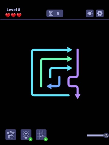 Arrow Escape: IQ Logic Puzzle iPad screenshot