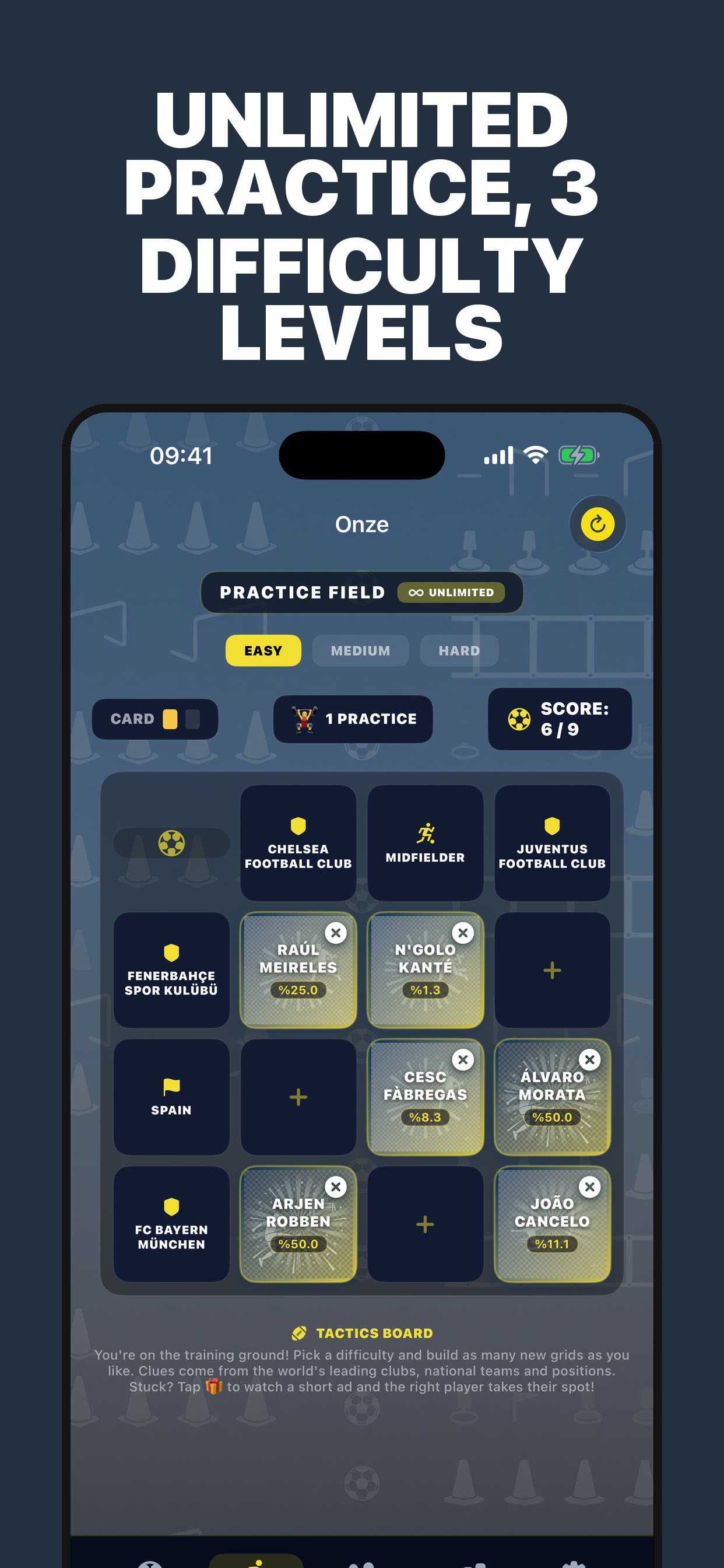 Onze: Football Grid Puzzle screenshot 3