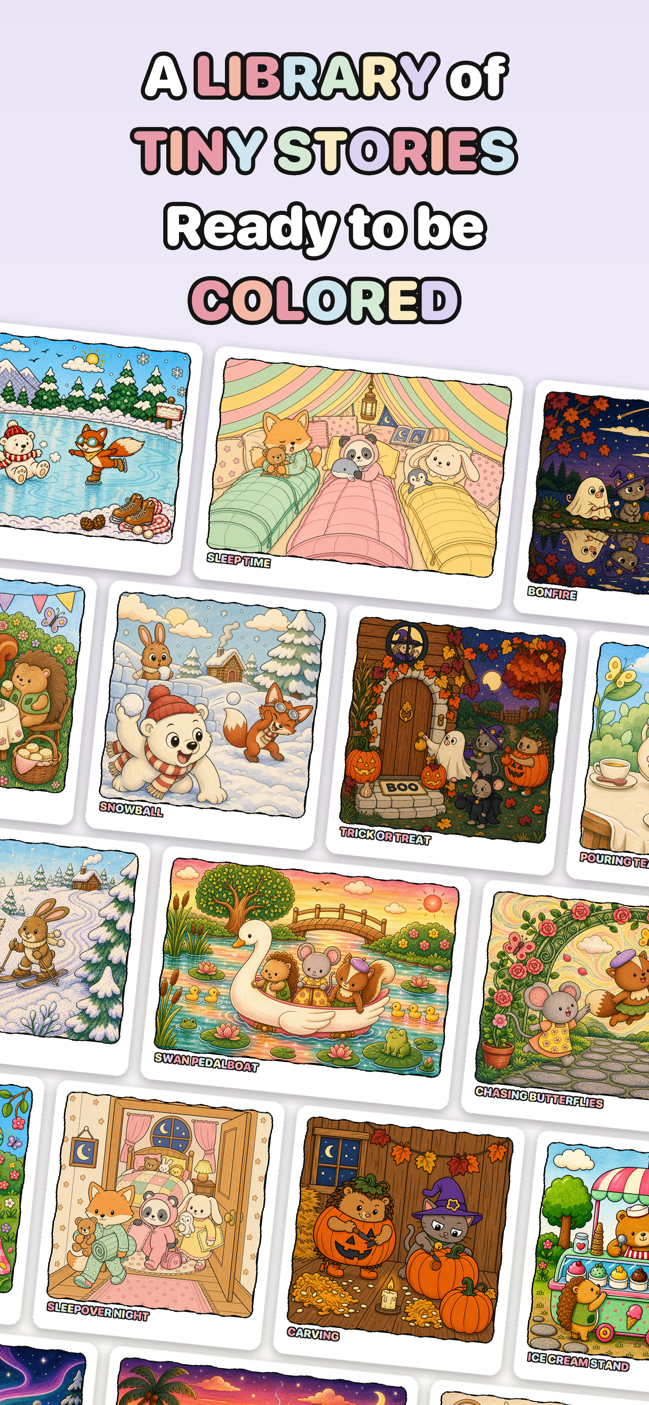 Tiny Goods: Coloring books
