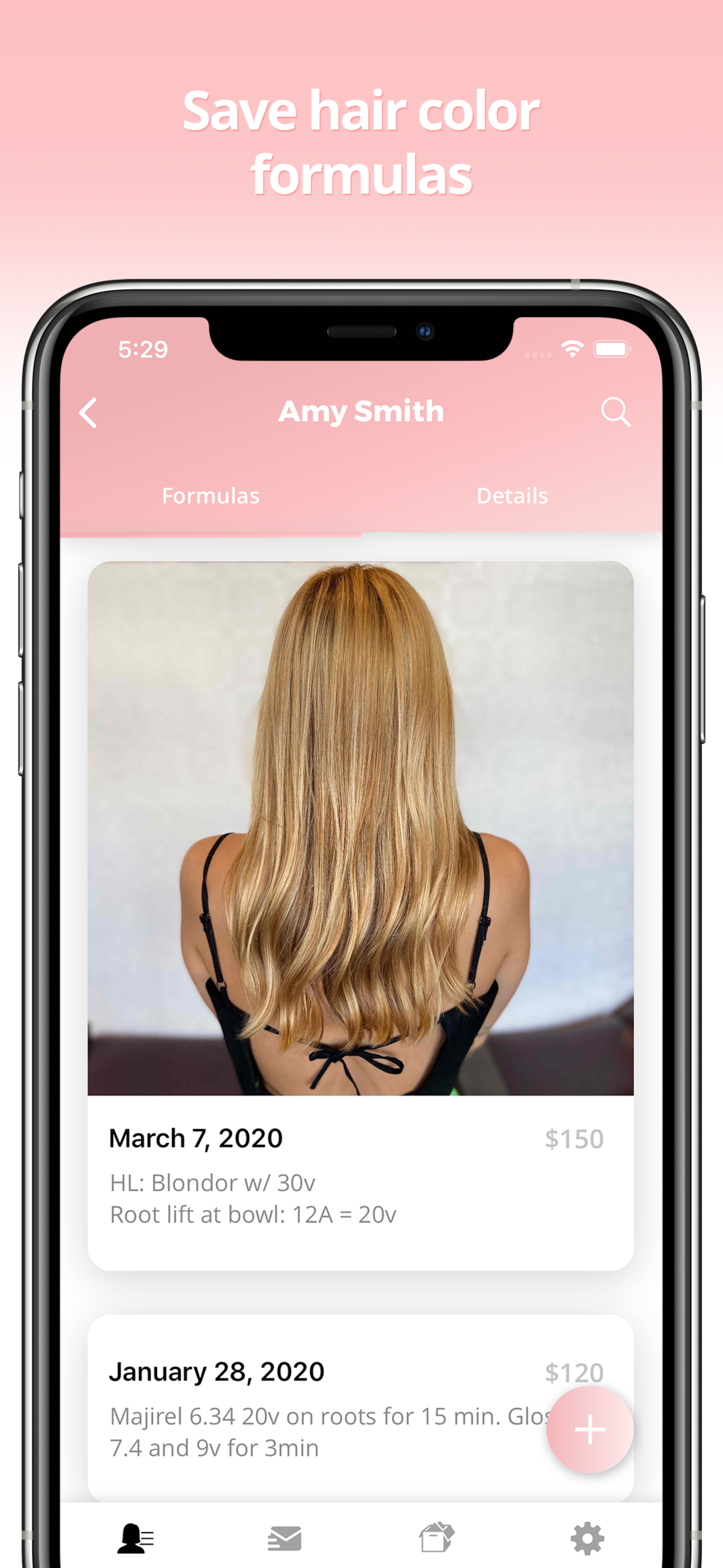 Gloss: Save Formulas & Clients