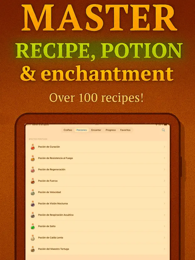 App Screenshot showing item database