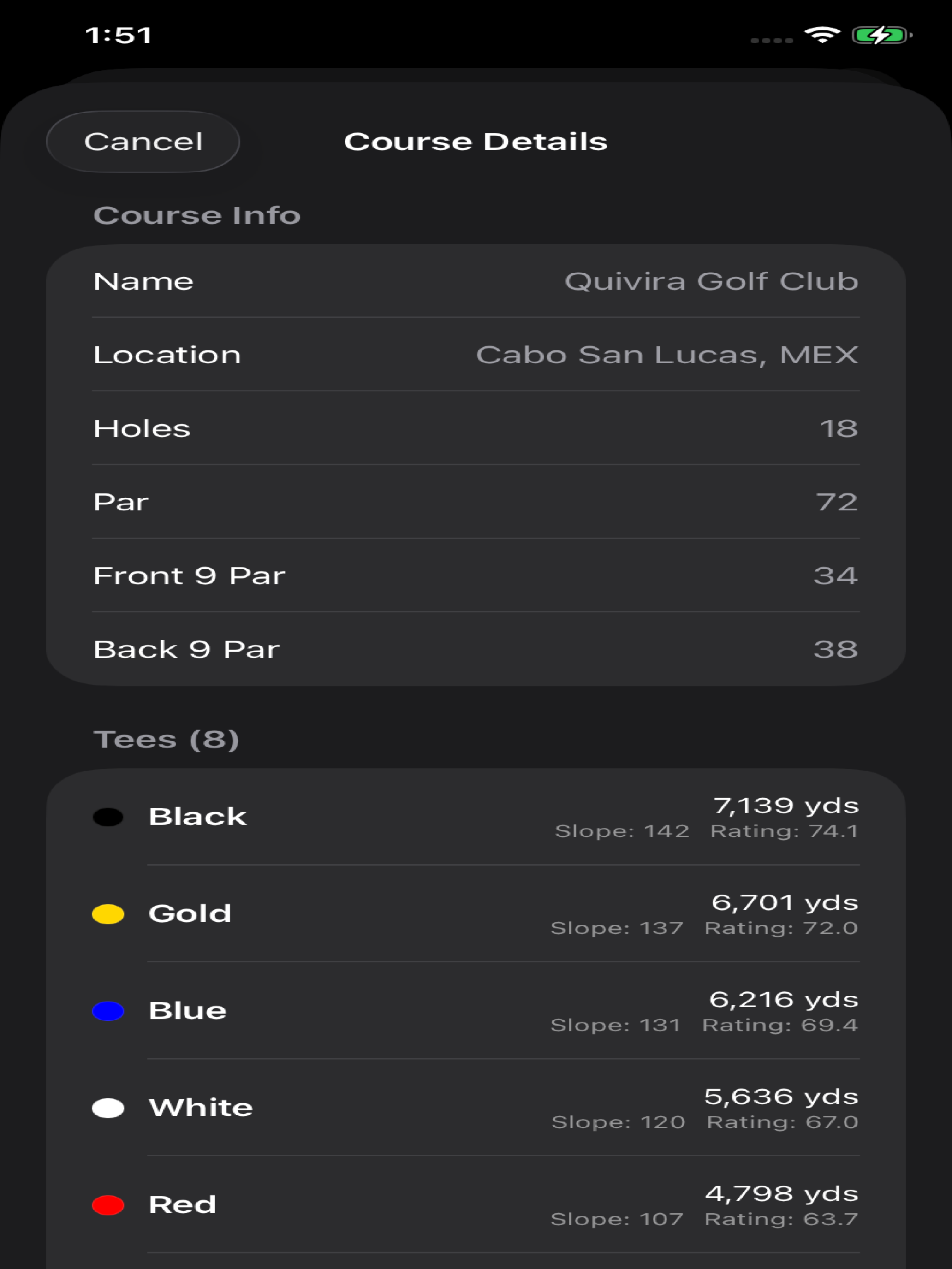 GolfTrax - Track Your Game