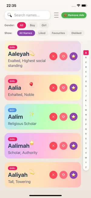 Noor Muslim Baby Names screenshot 1