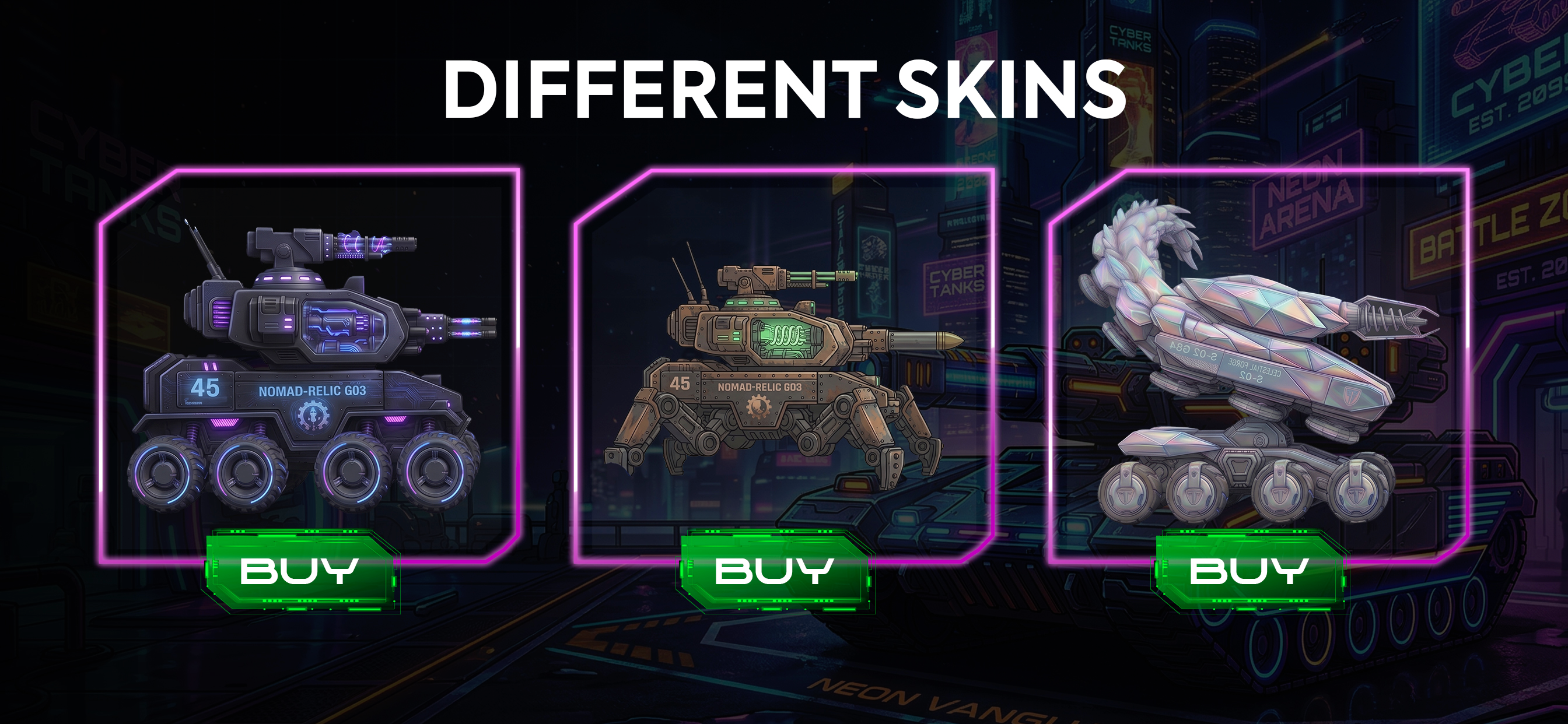 Cyber Tanks - Tank Battle