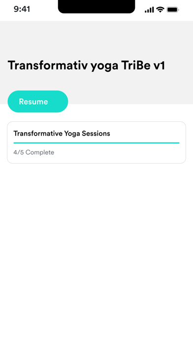 Transformative yoga med Trine Screenshot