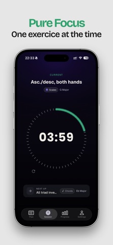 Practice Timer: Music Planner iPhone screenshot