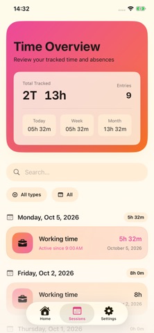 Tracklio – Time Tracker Screenshot 3 of 6