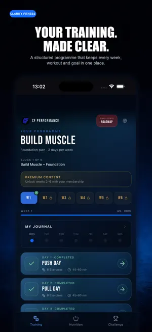 Clarity Fitness screenshot 1