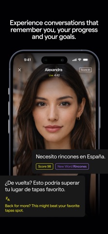 Tooter: Learn by Speaking iPhone screenshot