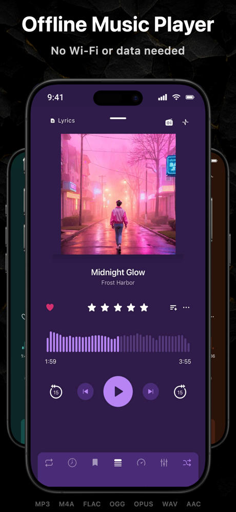 Offline FLAC MP3 Music Player screenshot 1