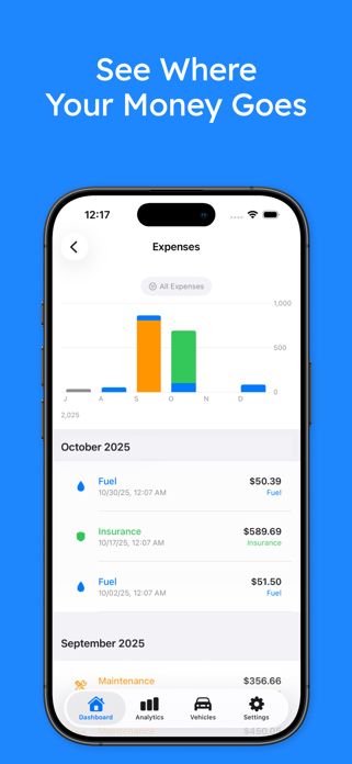 Auto Metric -  Expense Tracker Screenshot 6 of 8