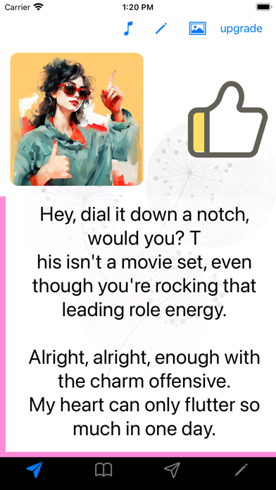 Good, Positive, Love Wording Screenshot