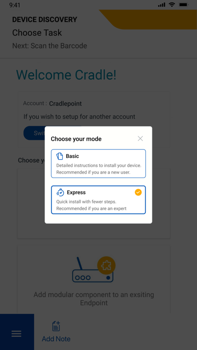 Cradlepoint Verify Screenshot