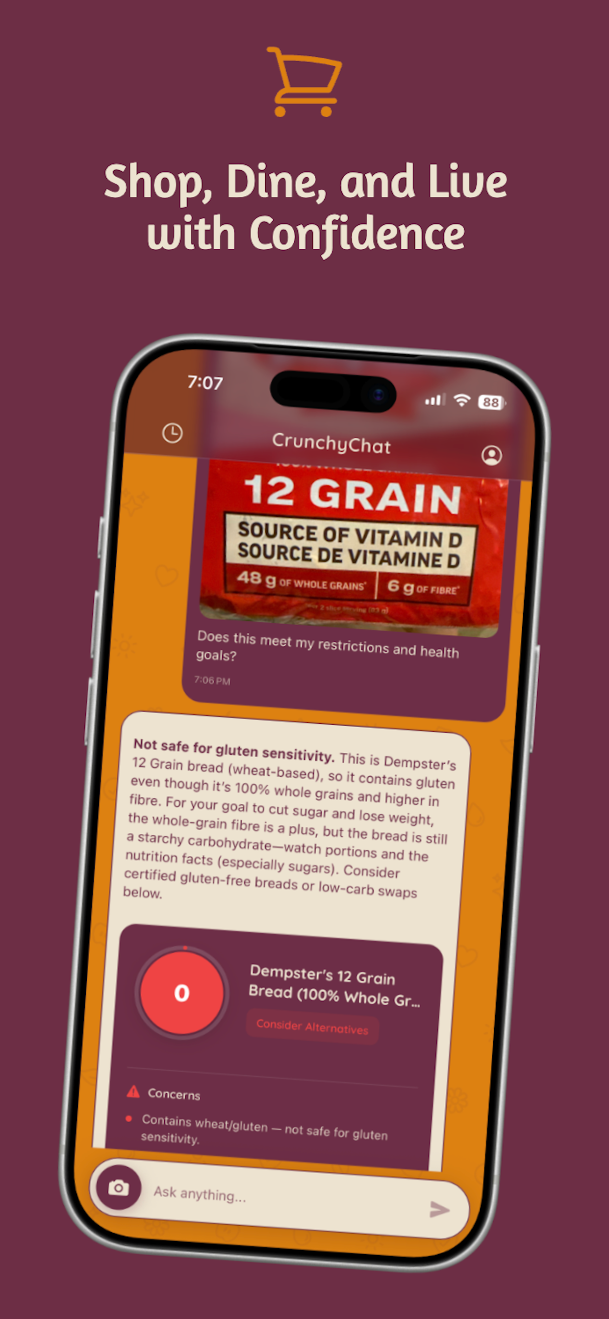 CrunchyChat Ingredient Scanner screenshot 7