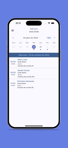 Resérvalo Teams screenshot