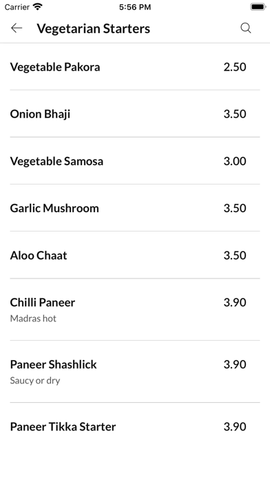 Spice Lounge Shepshed. Screenshot