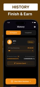 Bitra : BTC Cloud Mining screenshot
