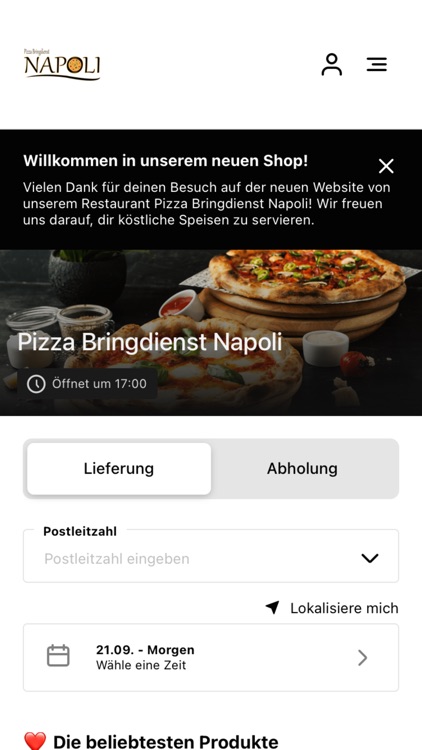 Pizza Bringdienst Napoli