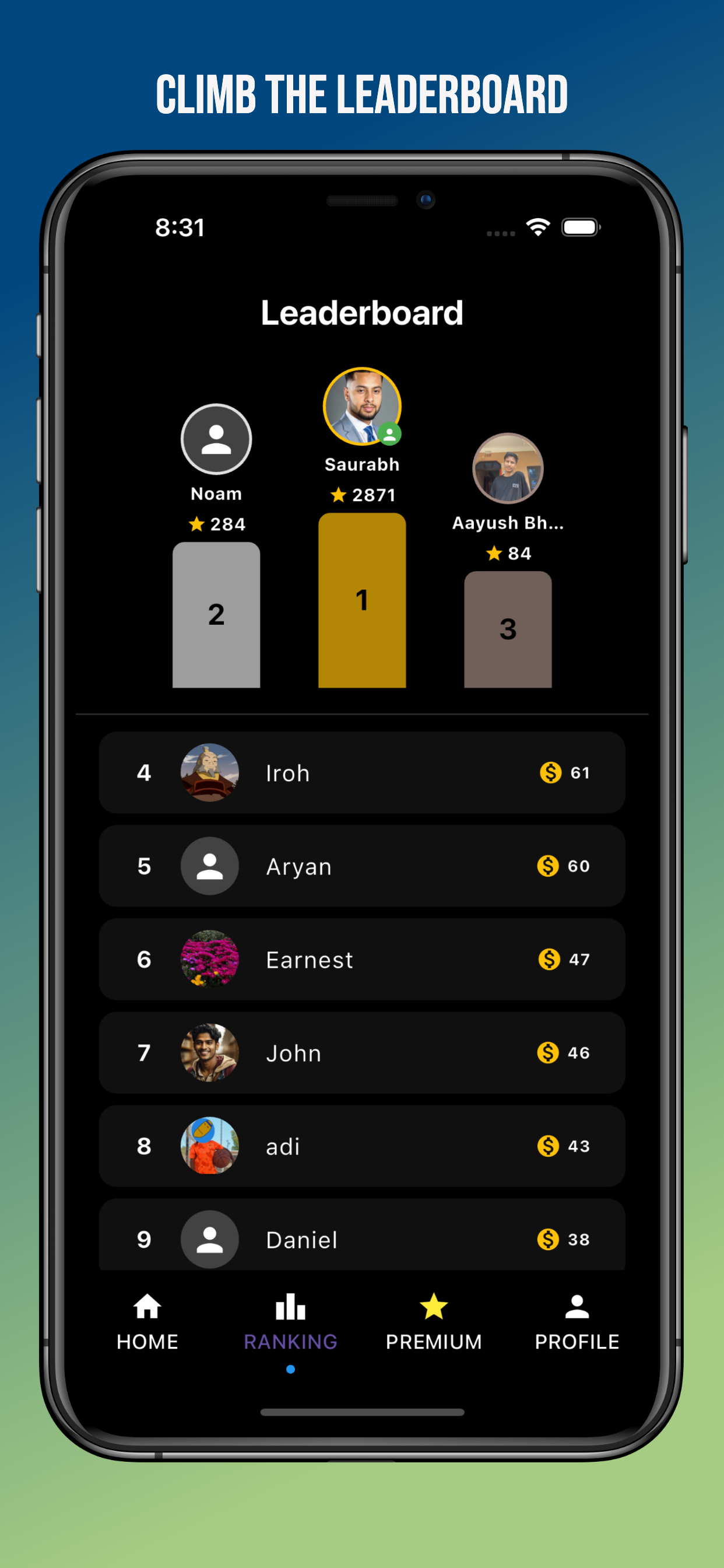 BetterU - Social Habit Tracker