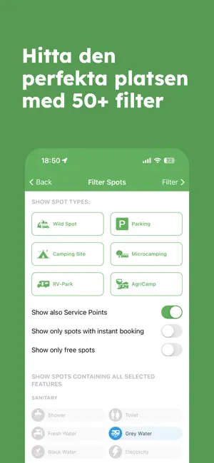 StayFree: Camping Ställplats iPhone screenshot 5