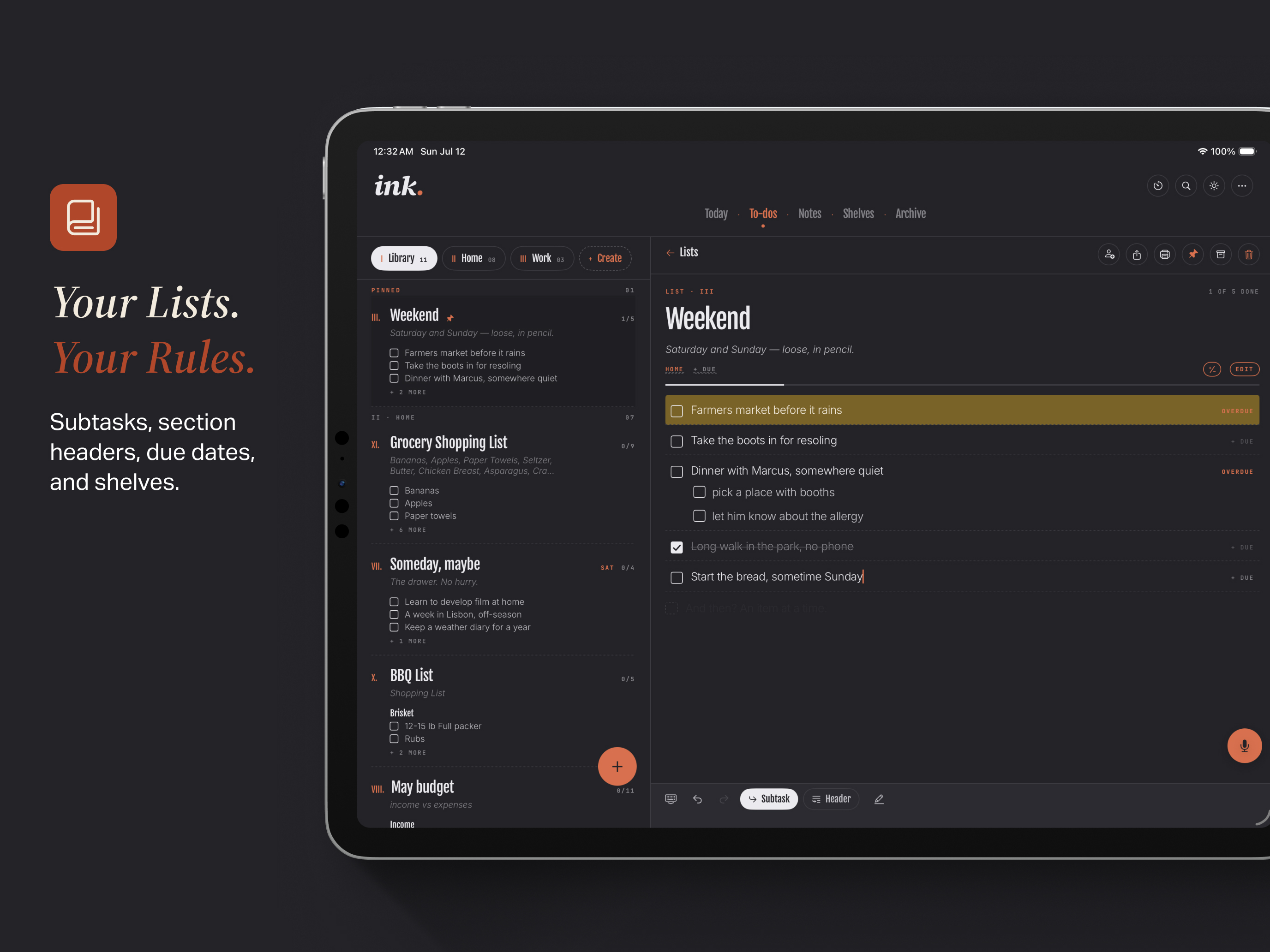 Ink: Notes, Lists & To-Dos screenshot 11