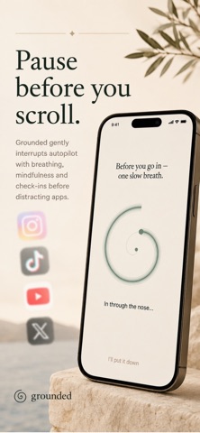 grounded | mindful screen time screenshot