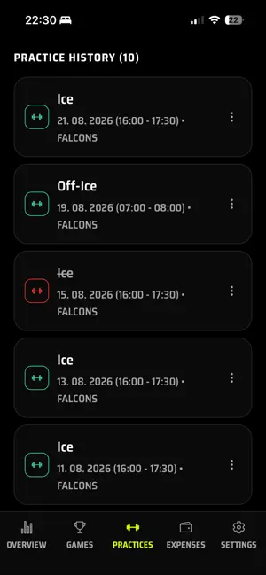 Hockey Log screenshot 4