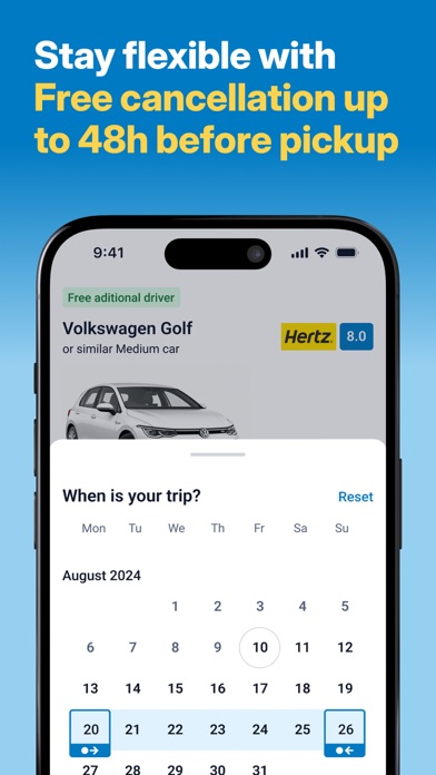 DiscoverCars－Car Rental & Hire Screenshot
