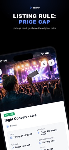 Devirly: Event Classifieds 스크린샷 2