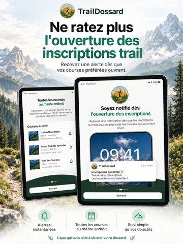 TrailDossard: Calendrier Trail iPad screenshot 1