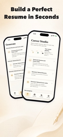 AI Resume/CV Builder & Maker iPhone screenshot