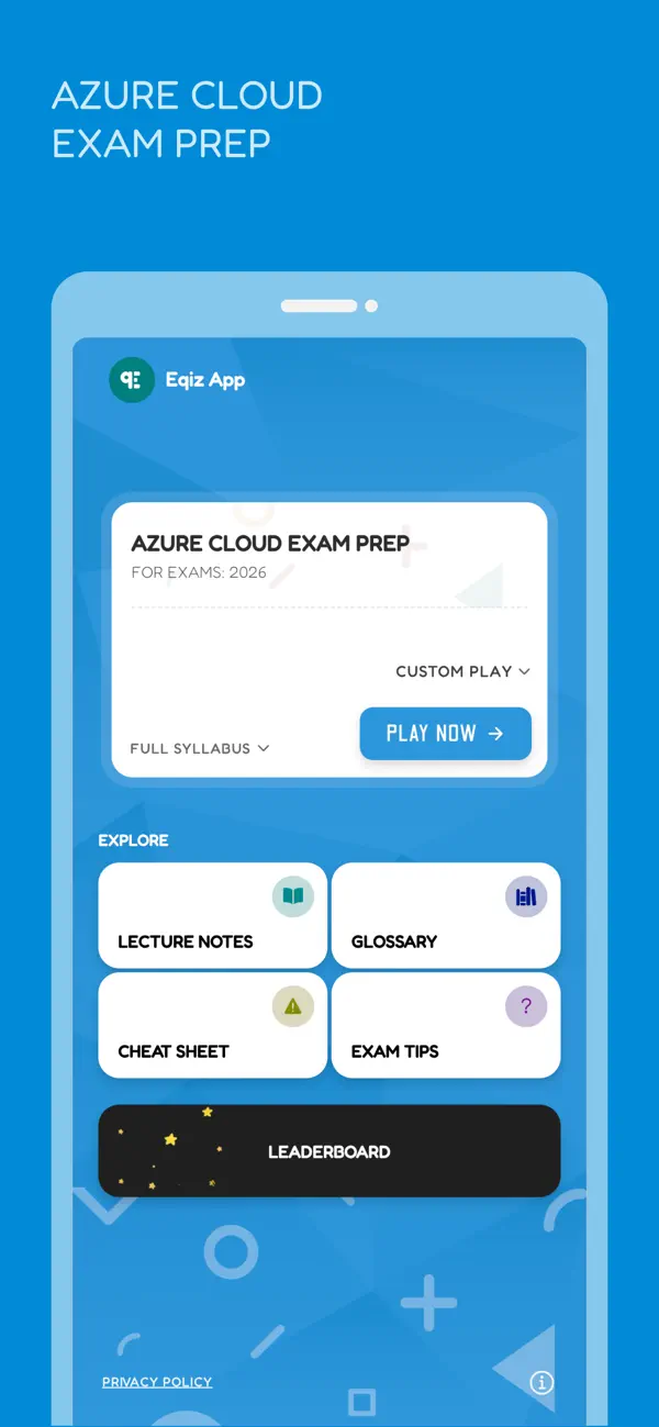 Screenshot #1 pour Azure Cloud Prep: with AI