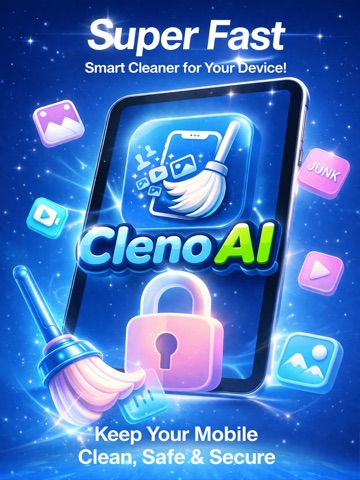 Cleno AI - Storage Cleaner iPad screenshot