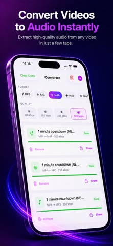 Mp4 Video Converter To Mp3 iPhone screenshot