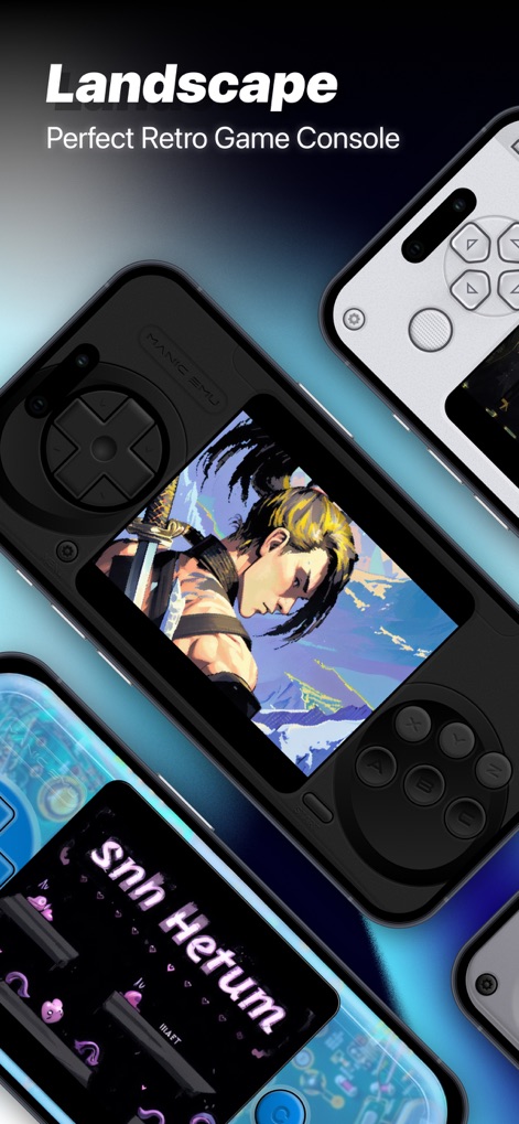 Manic EMU - Game Emulator - The app provides an optimized landscape mode for enhanced gameplay, delivering immersive full-screen visuals and comfortable controls.
